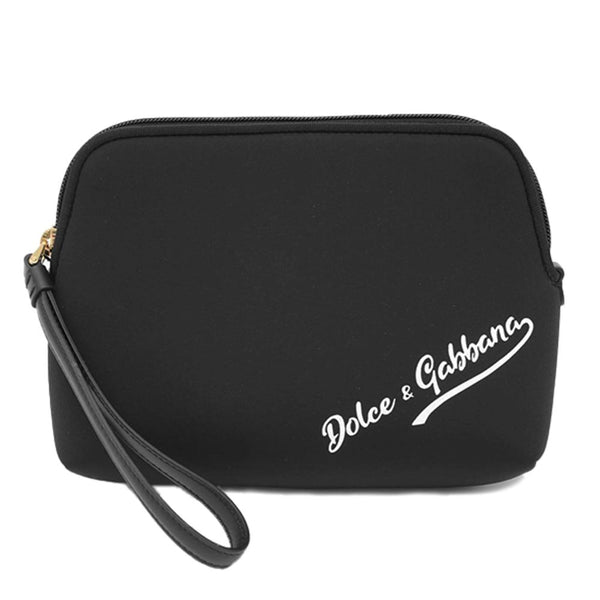 Dolce & Gabbana Black Neoprene Clutch Bag