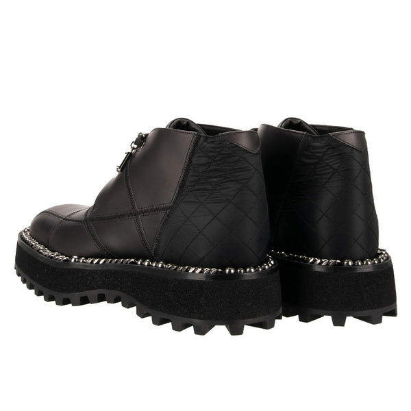 Dolce & Gabbana Black Leather Di Lambskin Boot