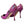 Dolce & Gabbana Purple Leather Di Calfskin Pump