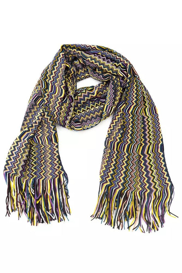 Missoni Geometric Fantasy Fringed Scarf