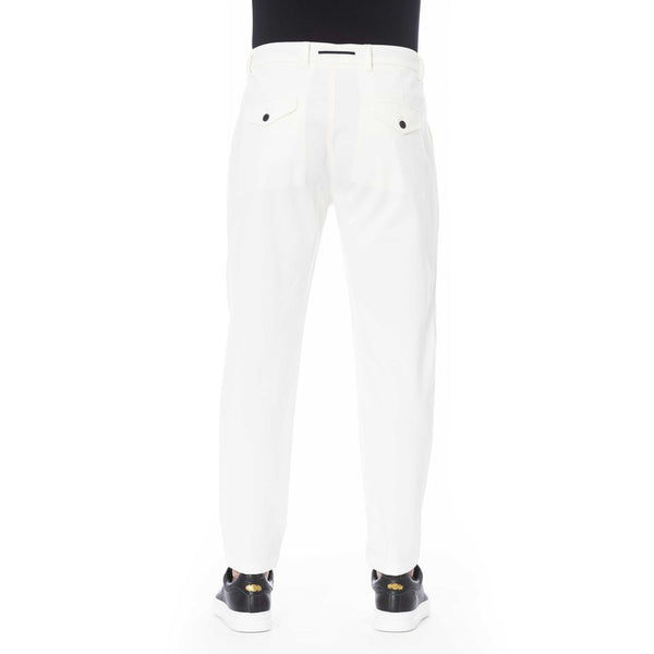 Distretto12 White Cotton Jeans & Pant