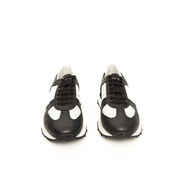 Cerruti 1881 Black And White CALF Leather Sneaker