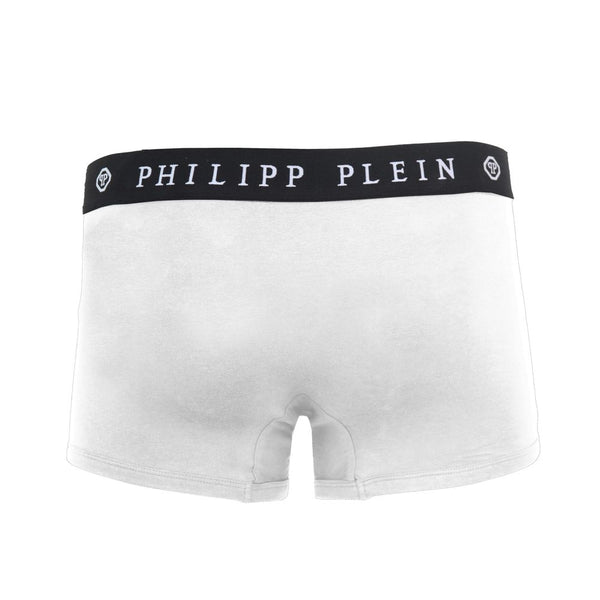 Philipp Plein White Cotton Alusvaatteet