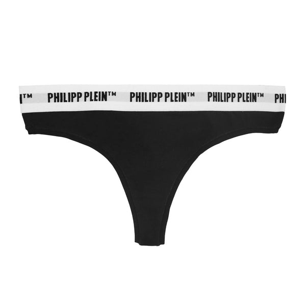 Philipp Plein Black Cotton Alusvaatteet