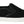 Dolce & Gabbana Black Lace Leather Logo Flat Slip-On Sneakers