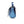 Michael Kors Manhattan Medium Teal Leather Top Handle Satchel Bag