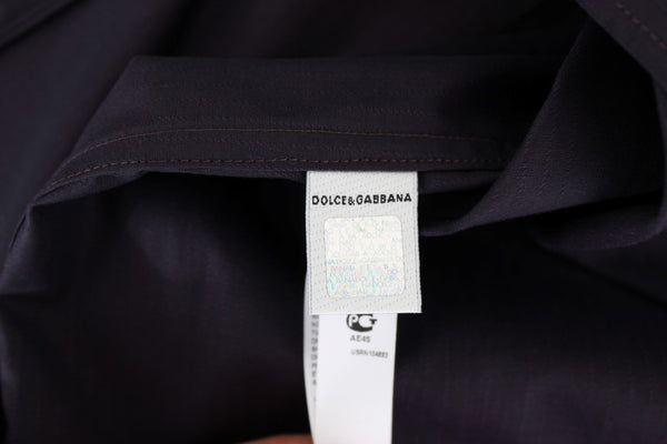 Dolce &amp; Gabbana purppuraraidallinen puuvillainen pyjama-loungepaita
