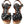 Dolce & Gabbana Black Wedges Polka Dotted nilkkahihnakengät sandaalit