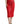 Dolce & Gabbana Chic Red High Waist Sheer Midi Skirt