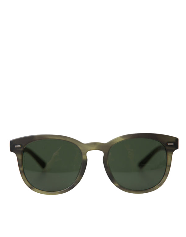 Dolce &amp; Gabbana Green Acetate Havana Frame linssivarjostimet DG4245F aurinkolasit