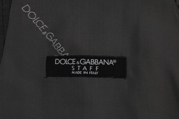 Dolce & Gabbana Sleek Gray Single-Breasted Waistcoat Vest