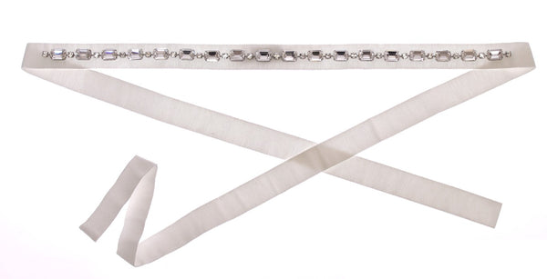 Dolce &amp; Gabbana White Crystal Stones -vyötärövyö