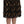 Dolce & Gabbana Elegant Gold Black Silk Blend High Waist Skirt