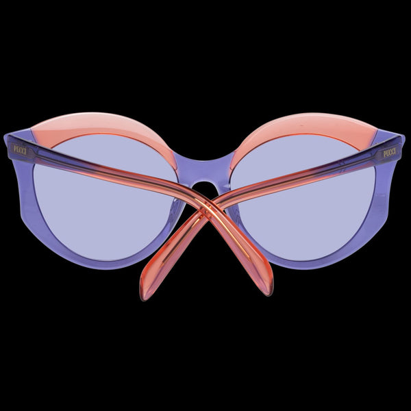 Emilio Pucci Elegant Purple Butterfly Sunglasses