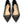 Christian Louboutin musta hopeinen litteäkärkinen kenkä
