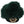 Dolce & Gabbana Green Fur DG -logolla brodeerattu Cloche-hattu