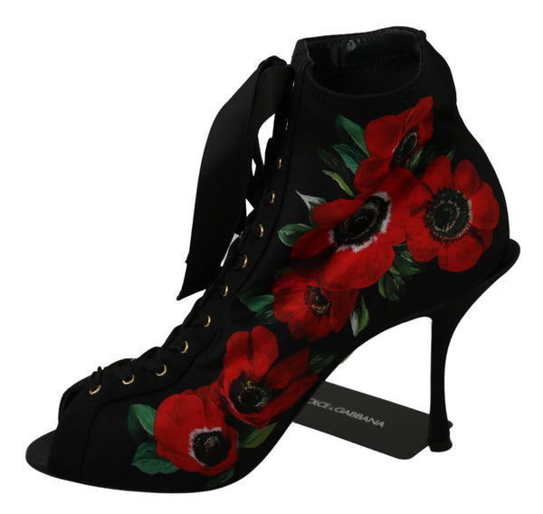 Dolce &amp; Gabbana Black Red Roses -nilkkurit