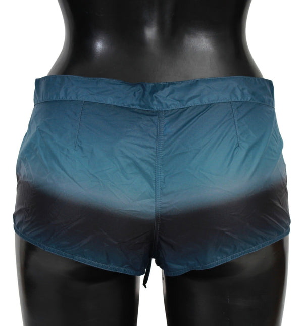 Ermanno Scervino Blue Ombre Shortsit Beachwear Bikini-uimapuku