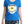 Moschino Blue Cotton Sunny Milano Print Tops T-paita