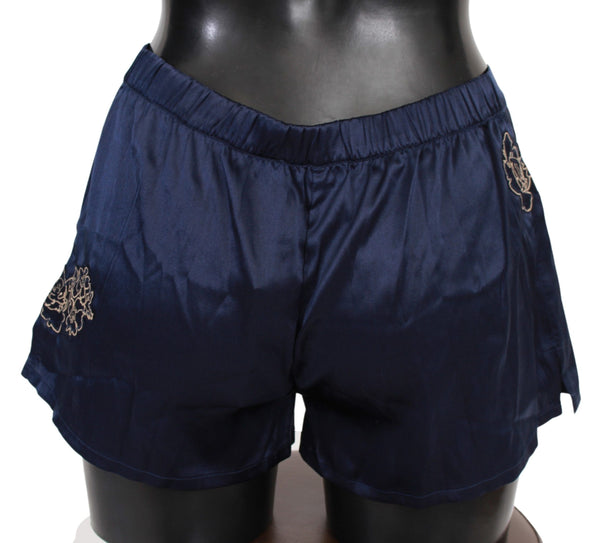 Ermanno Scervino Cotton Blue Alusvaatteet Shortsit Alusvaatteet