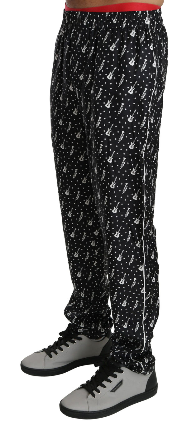 Dolce &amp; Gabbana silkkimustat soittimien housut