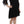 John Richmond Elegant Black Sequined Silk Mini Dress