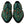 Dolce & Gabbana Emerald Leather Dress Shoes with Crystal Accents