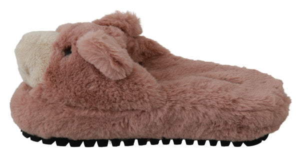 Dolce &amp; Gabbana Pink Bear House Tossut Sandaalit Kengät