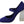Dolce & Gabbana Purple Suede Crystal Pumps Heels -kengät