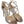 Jimmy Choo Ballet Pink Liquid Mirror Leather Sandals