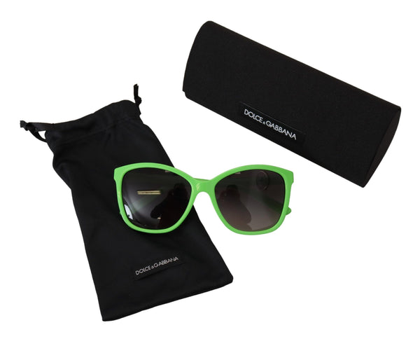 Dolce &amp; Gabbana vihreä asetaattikehys pyöreät sävyt DG4170PM aurinkolasit