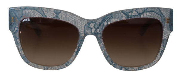 Dolce &amp; Gabbana Blue Lace Acetate -suorakulmio DG4231 Shades aurinkolasit