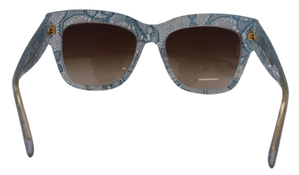 Dolce &amp; Gabbana Blue Lace Acetate -suorakulmio DG4231 Shades aurinkolasit