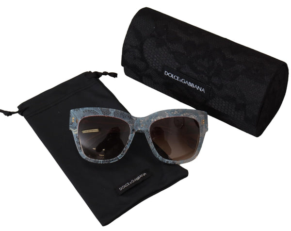 Dolce &amp; Gabbana Blue Lace Acetate -suorakulmio DG4231 Shades aurinkolasit