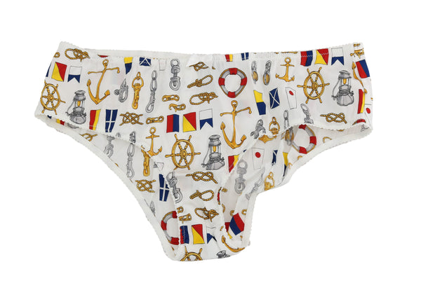 Dolce &amp; Gabbana Alusvaatteet Sailor Print silkkipohjaiset