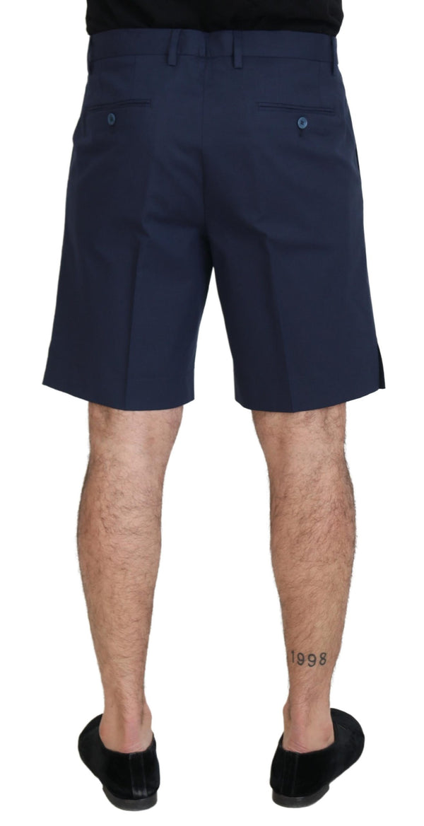 Dolce &amp; Gabbana Blue Chinos Cotton Stretch -shortsit