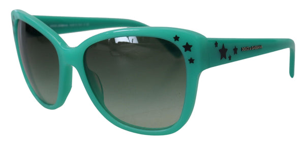 Dolce &amp; Gabbana Green Stars Acetate Square Shades DG4124 aurinkolasit