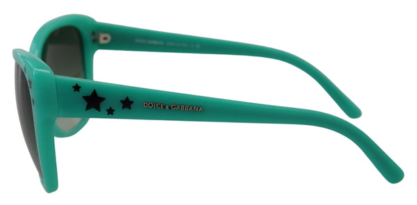 Dolce &amp; Gabbana Green Stars Acetate Square Shades DG4124 aurinkolasit