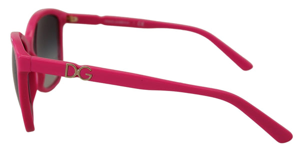 Dolce &amp; Gabbana vaaleanpunainen asetaattikehys, pyöreät sävyt DG4170M naisten aurinkolasit