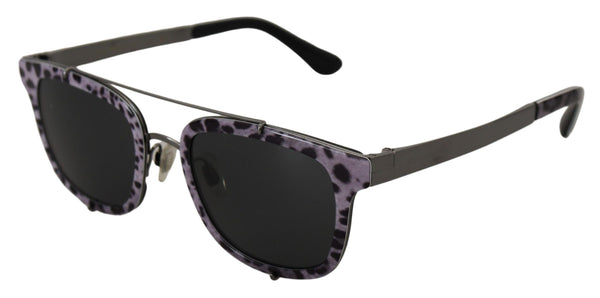 Dolce &amp; Gabbana Purple Leopard Metal Frame Women Shades DG2175 aurinkolasit