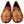 Dolce & Gabbana Red Gold Brocade Tossut Loafers Kengät