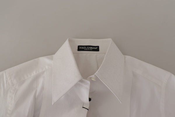 Dolce &amp; Gabbana valkoinen hihaton tuxedo muodollinen pusero