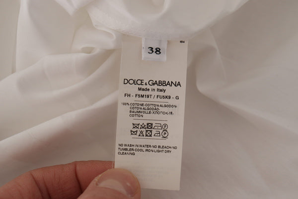 Dolce &amp; Gabbana valkoinen hihaton tuxedo muodollinen pusero