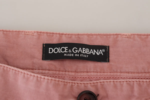 Dolce &amp; Gabbana Pink Chinos Cotton Casual miesten shortsit