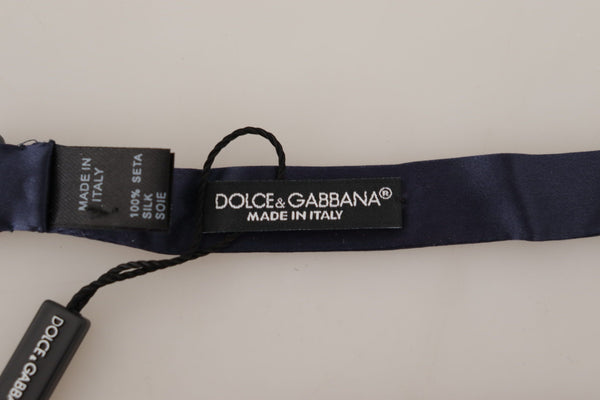 Dolce &amp; Gabbana sininen miesten 100 % silkki säädettävä kaulasolmio