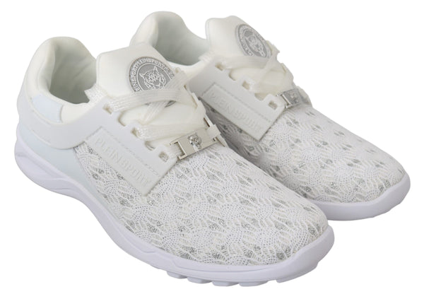 Philipp Plein White Polyester Casual Tennarit