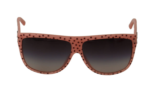 Dolce &amp; Gabbana Brown Stars Acetate Frame Women Shades -aurinkolasit