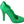 Dolce & Gabbana Enchanting Crystal Cinderella Pumps in Lush Green