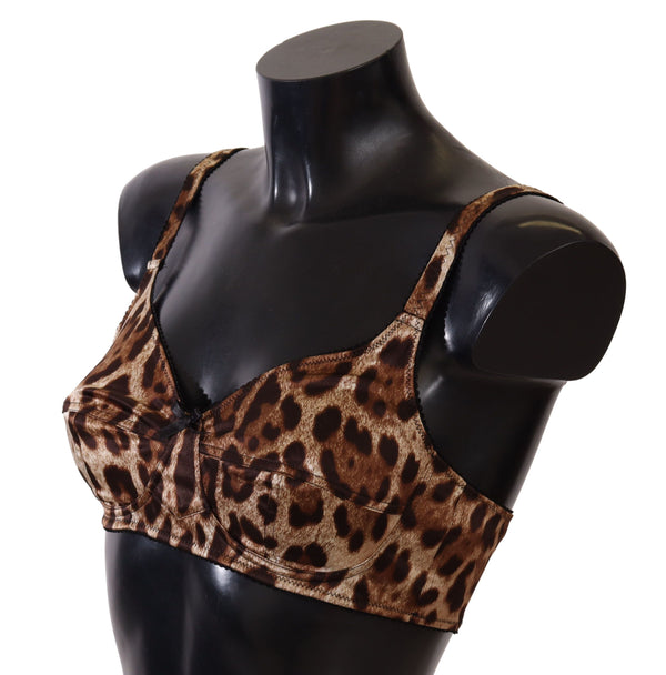 Dolce &amp; Gabbana Brown Leopard naisten rintaliivit