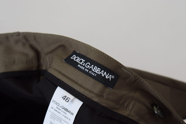 Dolce &amp; Gabbana Green Chinos Cotton Casual shortsit